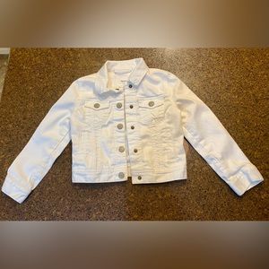 Gap Kids White Denim Jacket Size Small